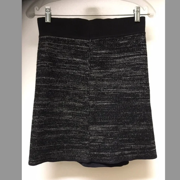 Isabel Marant★素敵!Melange 'Cashlin' Knit Skirt Isabel Marant Black White Melange Cashlin Knit Skirt